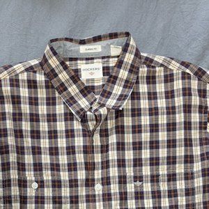 Checker Patterned Shirt Multicolor Shirt Mens Large